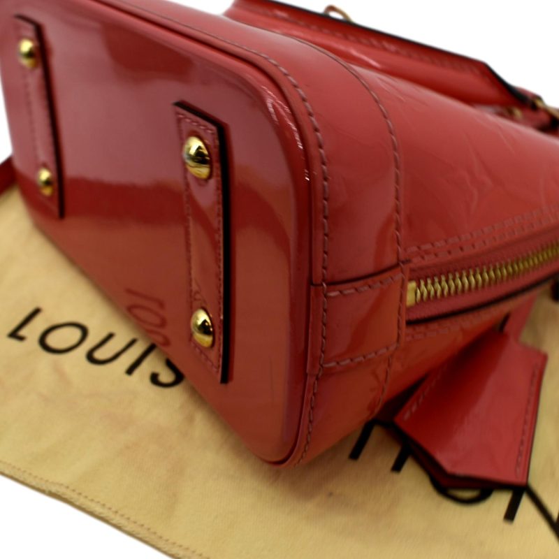 Louis Vuitton ALMA BB N41221 Damier Evene Handbag 2WAY Shoulder Bag Crossbody Brown G GoldPadlock LuggKey Leather - Image 7