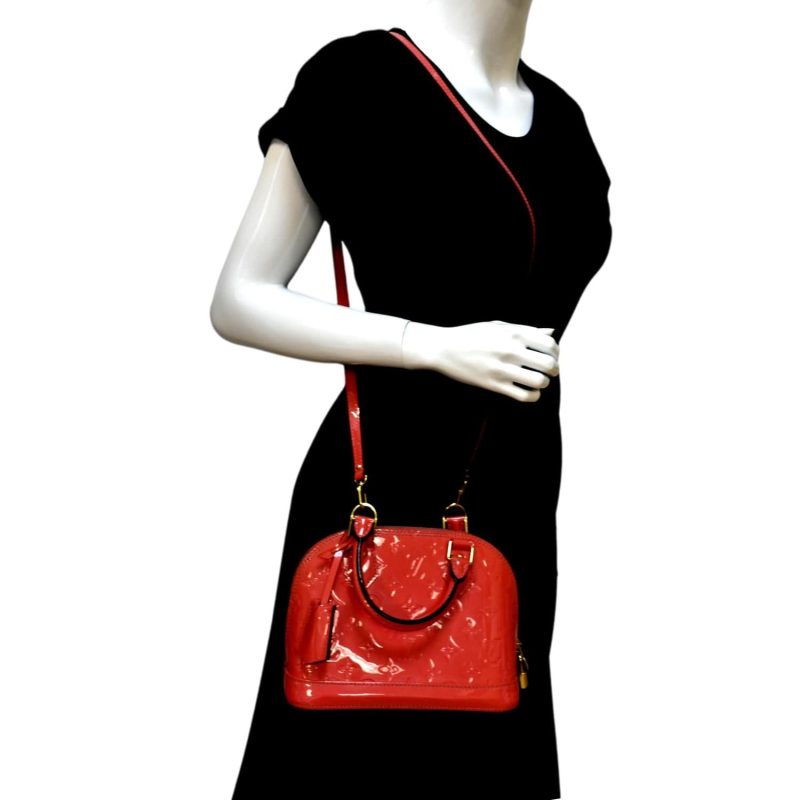 Louis Vuitton ALMA BB N41221 Damier Evene Handbag 2WAY Shoulder Bag Crossbody Brown G GoldPadlock LuggKey Leather - Image 2