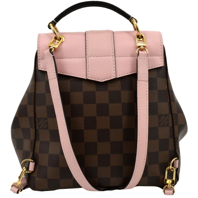 LOUIS VUITTON Clapton Damier Ebene Crossbody Bag Magnolia - Image 3