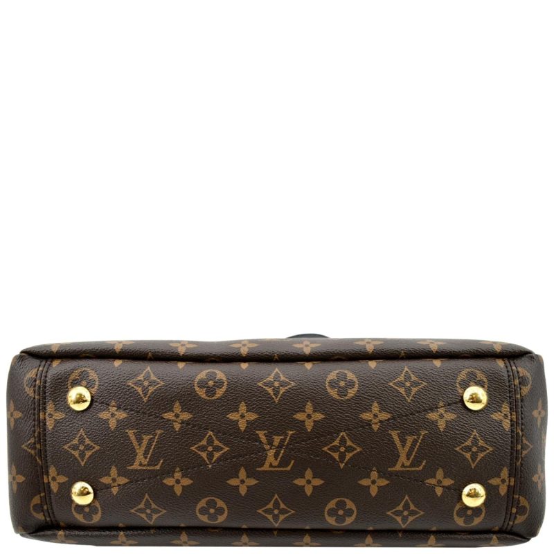 LOUIS VUITTON Pallas Chain Monogram Canvas Shopper Tote Bag Brown - Image 8