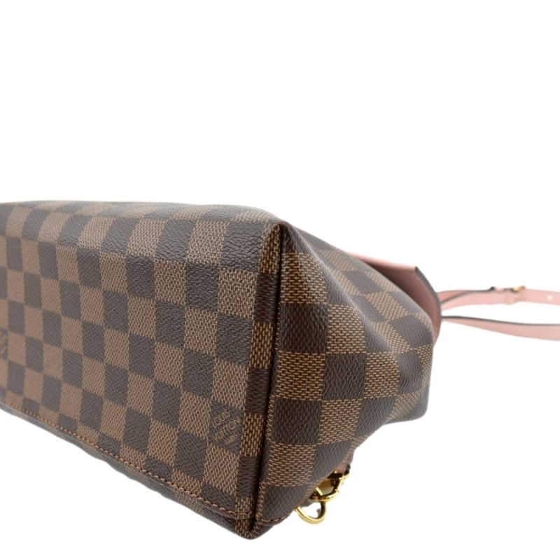 LOUIS VUITTON Clapton Damier Ebene Crossbody Bag Magnolia - Image 8