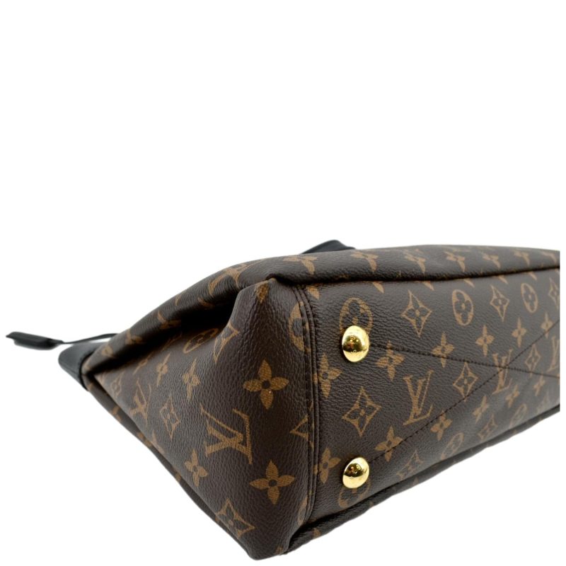 LOUIS VUITTON Pallas Chain Monogram Canvas Shopper Tote Bag Brown - Image 7