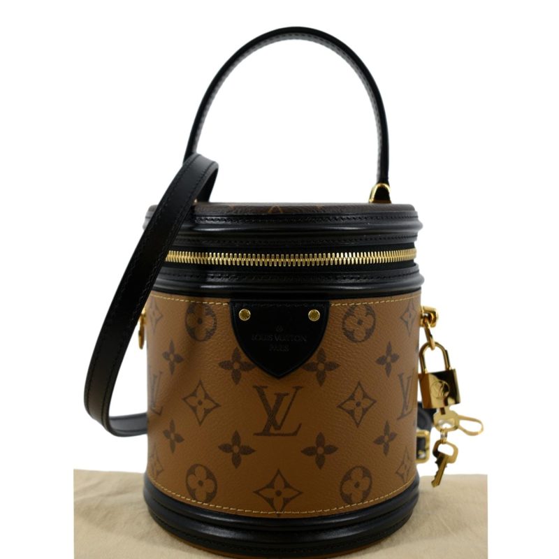 Louis Vuitton Canvas & Leather Chain Shoulder Bag - Image 4