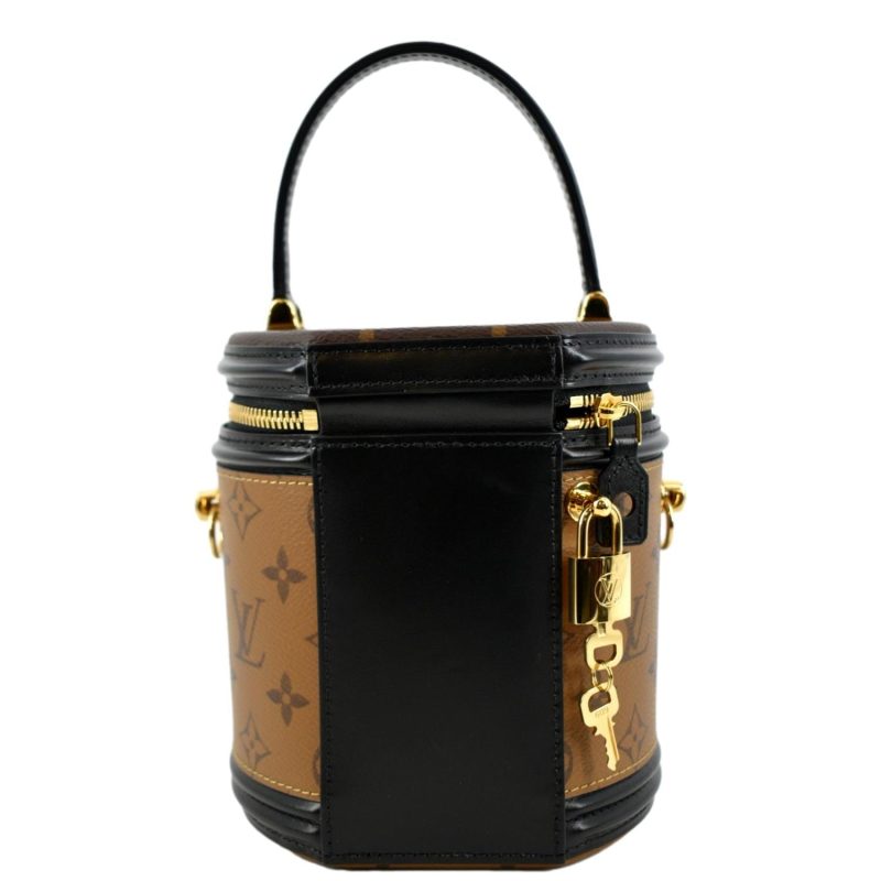 Louis Vuitton Canvas & Leather Chain Shoulder Bag - Image 3