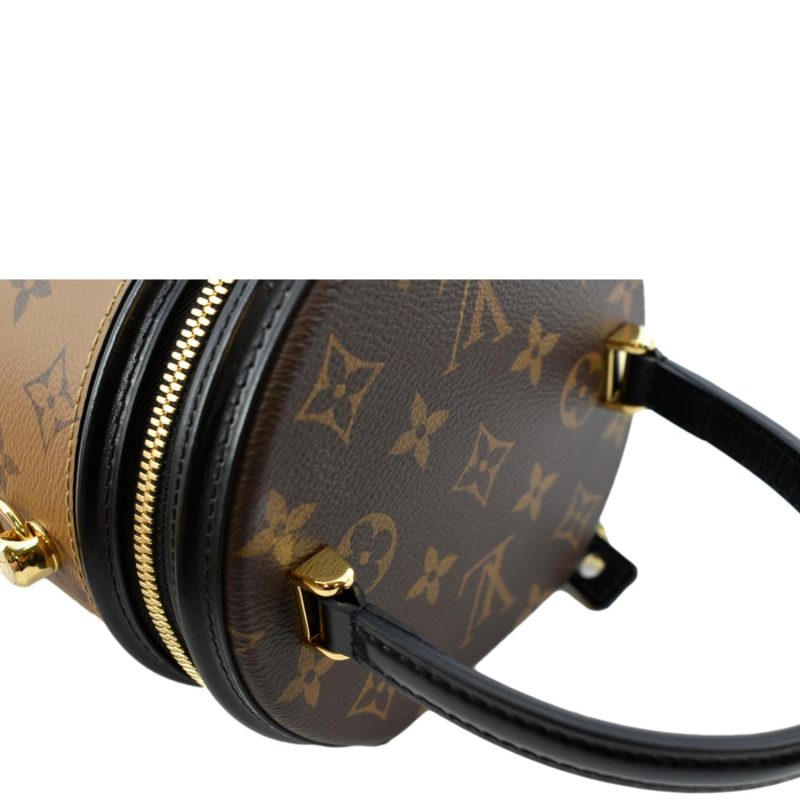 Louis Vuitton Canvas & Leather Chain Shoulder Bag - Image 6