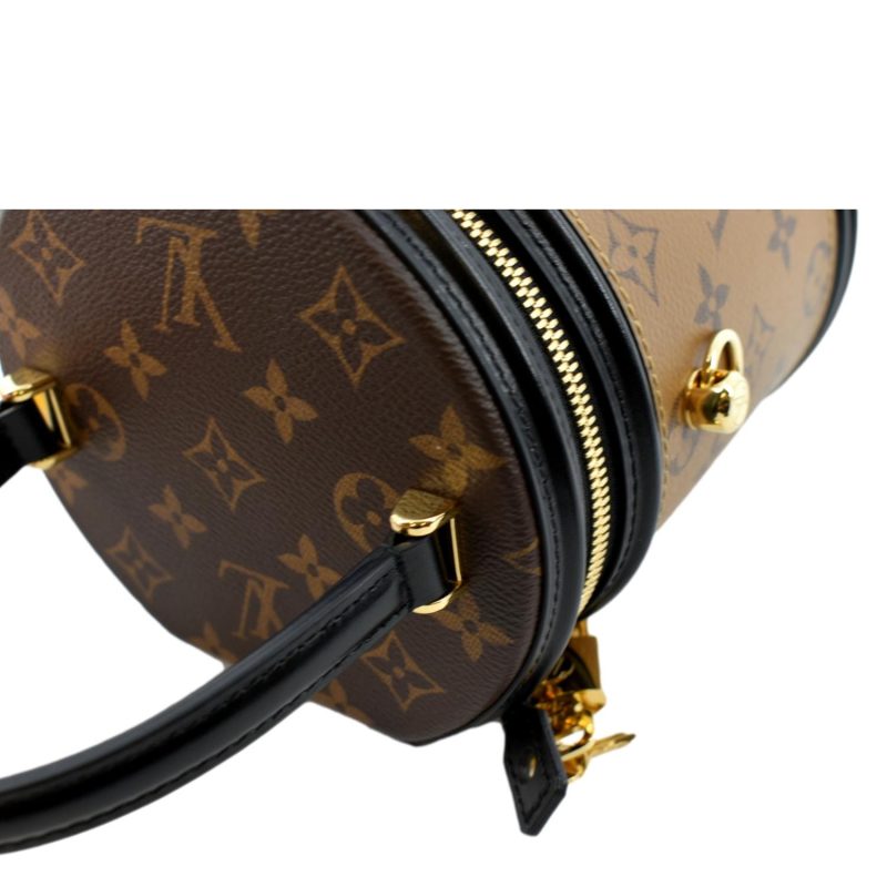 Louis Vuitton Canvas & Leather Chain Shoulder Bag - Image 7
