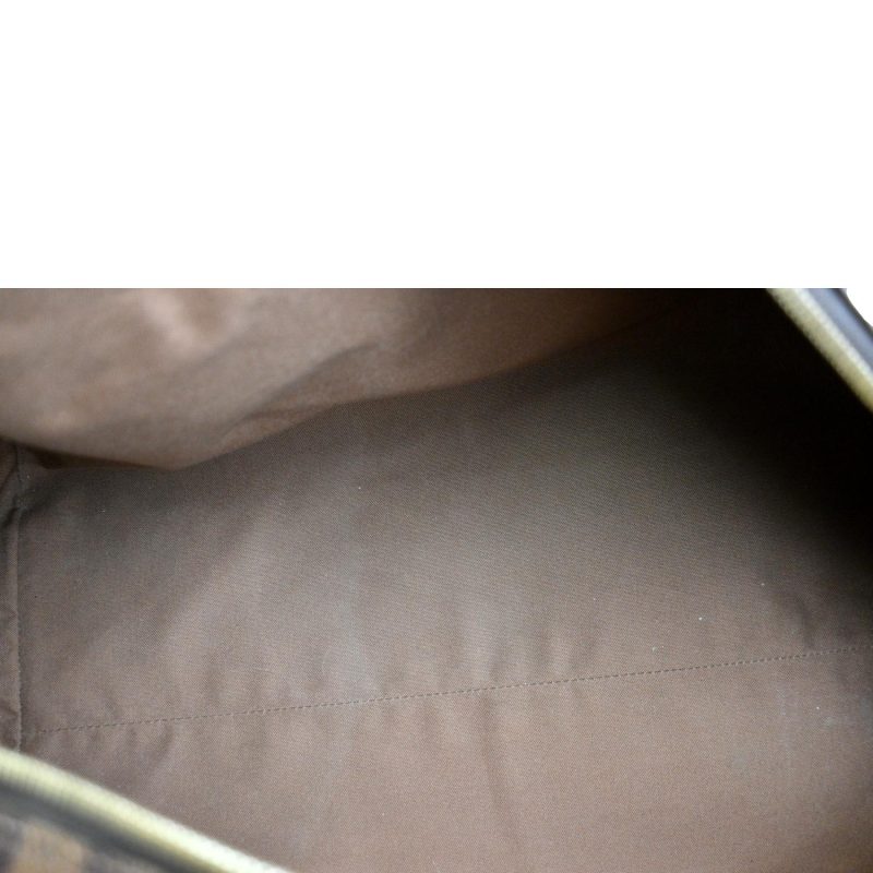 LOUIS VUITTON Ribera GM Damier Ebene Satchel Bag Brown - Image 8