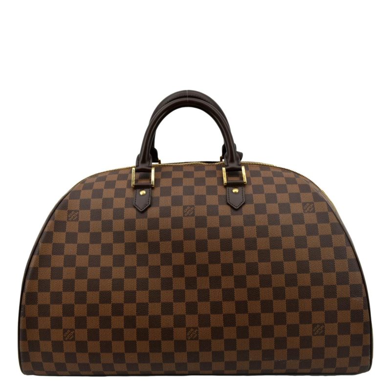 LOUIS VUITTON Ribera GM Damier Ebene Satchel Bag Brown - Image 2