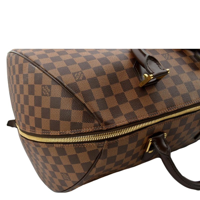 LOUIS VUITTON Ribera GM Damier Ebene Satchel Bag Brown - Image 5