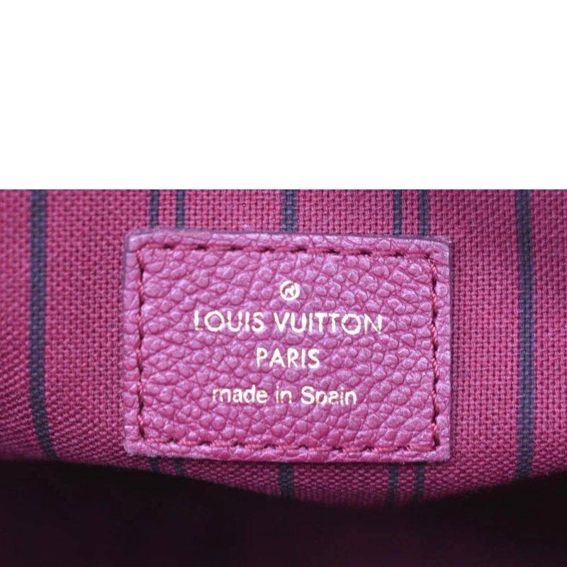 LOUIS VUITTON Metis Hobo Monogram Empreinte Shoulder Bag Maroon - Image 10