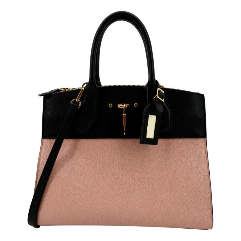 LOUIS VUITTON City Steamer Leather Shoulder Bag Tri Color