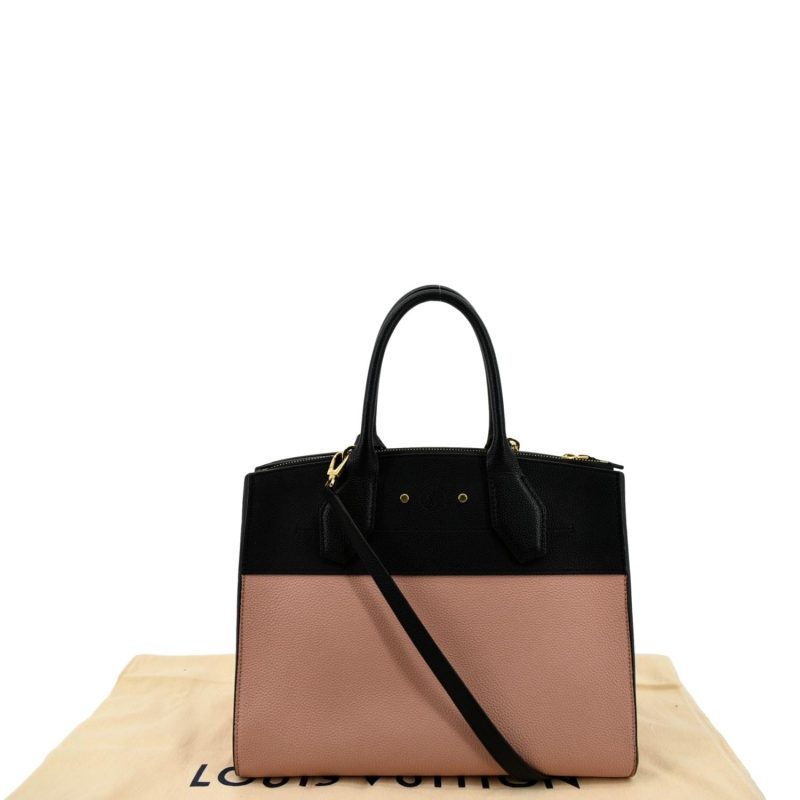 LOUIS VUITTON City Steamer Leather Shoulder Bag Tri Color - Image 3