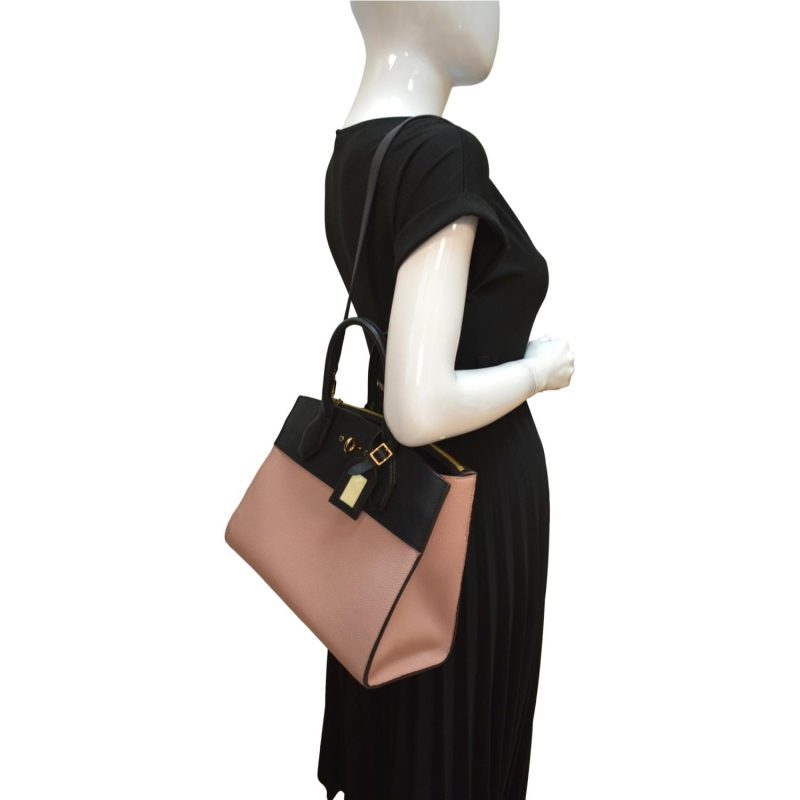 LOUIS VUITTON City Steamer Leather Shoulder Bag Tri Color - Image 2