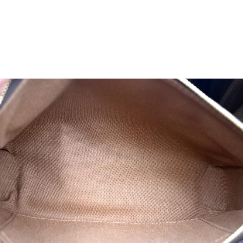 LOUIS VUITTON Pochette Accessoires Monogram Canvas Pouch Bag Brown - Image 10