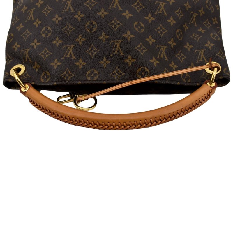 LOUIS VUITTON Artsy MM Monogram Canvas Hobo Bag Brown - Image 4