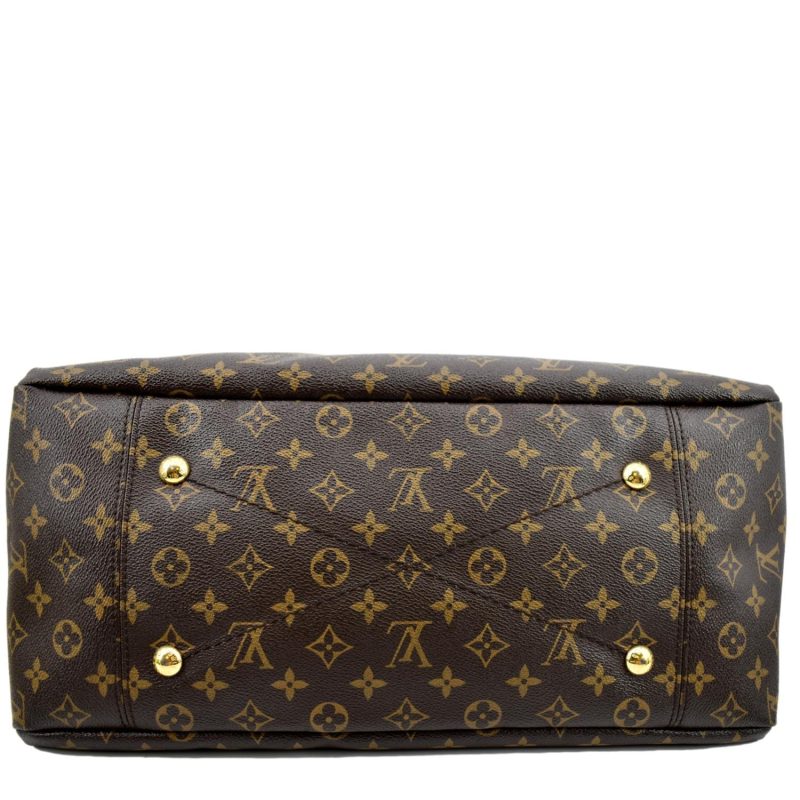 LOUIS VUITTON Artsy MM Monogram Canvas Hobo Bag Brown - Image 9