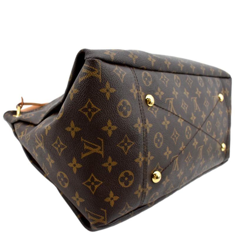LOUIS VUITTON Artsy MM Monogram Canvas Hobo Bag Brown - Image 8