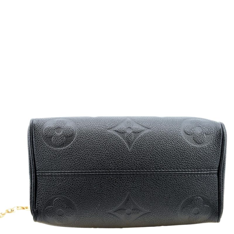 LOUIS VUITTON Giant Speedy 20 Bandouliere Empreinte  Shoulder Bag Black - Image 8