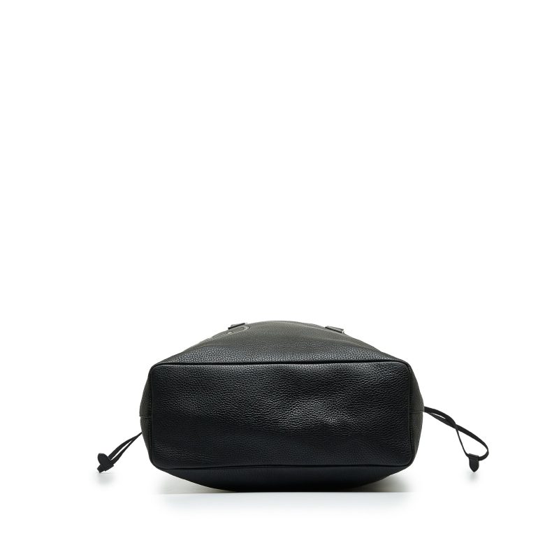 Black Louis Vuitton Taurillon Serviette Dorian Business Bag - Image 4