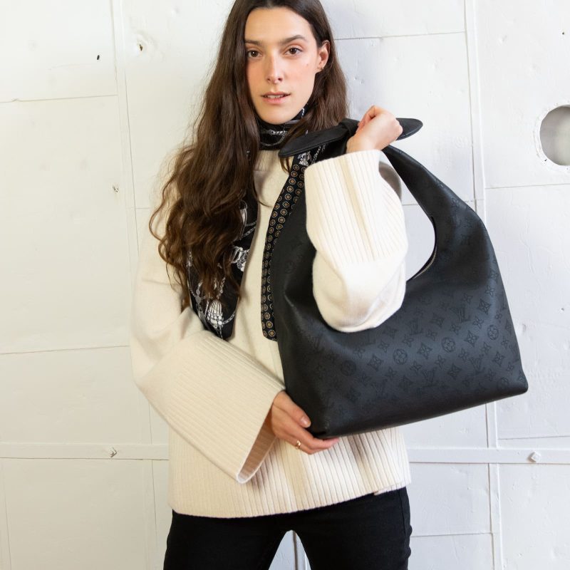 Louis Vuitton Black Monogram Multicolor Alma Bag - Image 8
