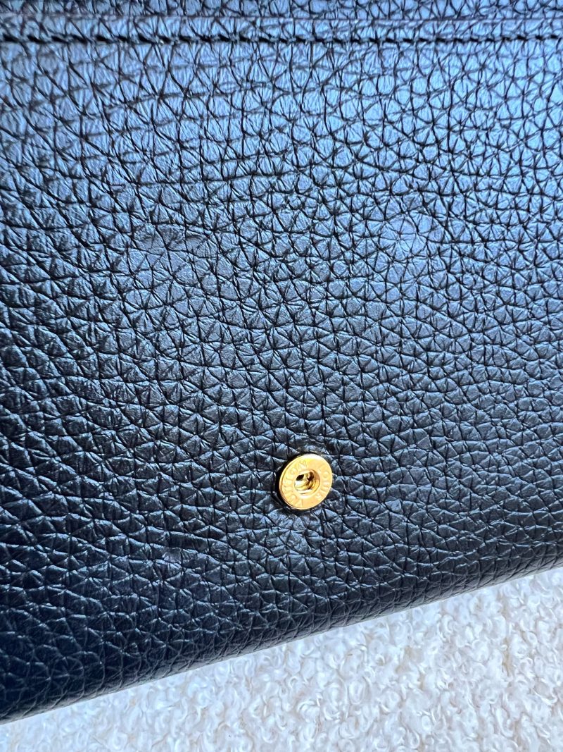 Louis Vuitton Black Chain Bag Small Gold Hardware - Image 15