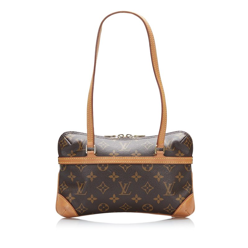 LOUIS VUITTON Coussin PM Monogram Embossed Shoulder Bag Black - Image 3