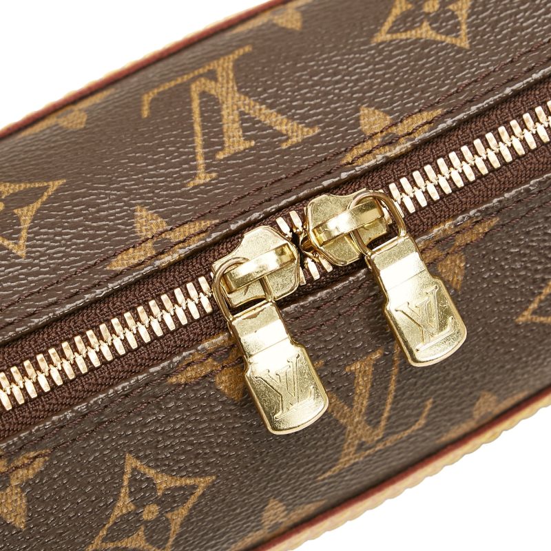 LOUIS VUITTON Coussin PM Monogram Embossed Shoulder Bag Black - Image 7