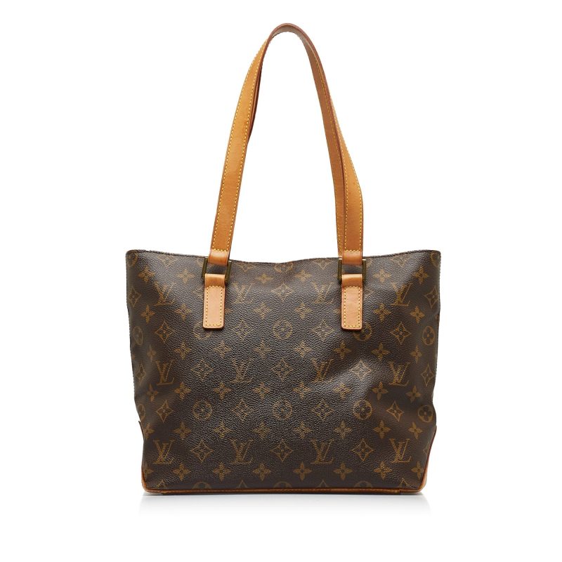Brown Louis Vuitton Monogram Cabas Piano Tote Bag - Image 3