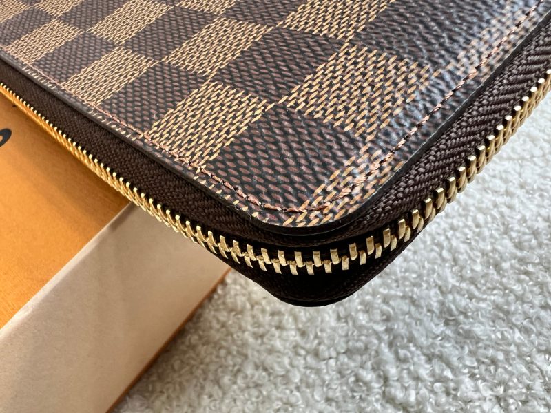 Louis Vuitton Clemence Wallet in Damier Ebene - Image 6