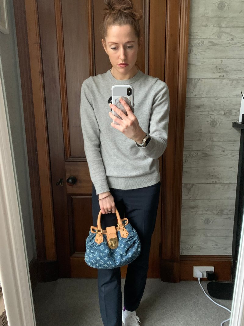 Louis Vuitton Blue Empreinte Monogram Twice Bag - Image 2