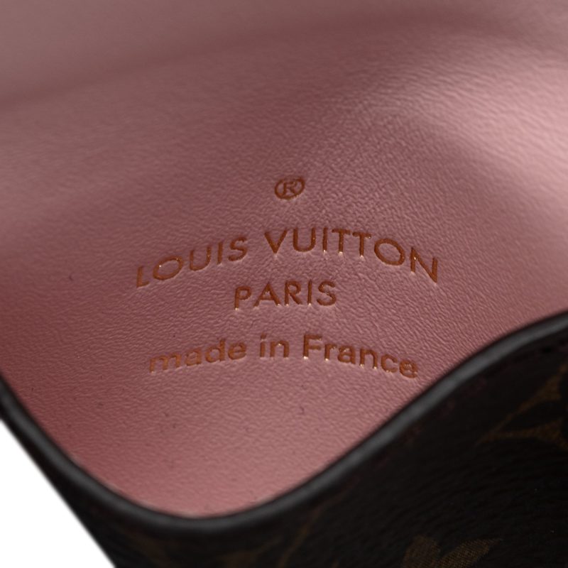 Brown Louis Vuitton Monogram Legacy Chain Clutch - Image 3