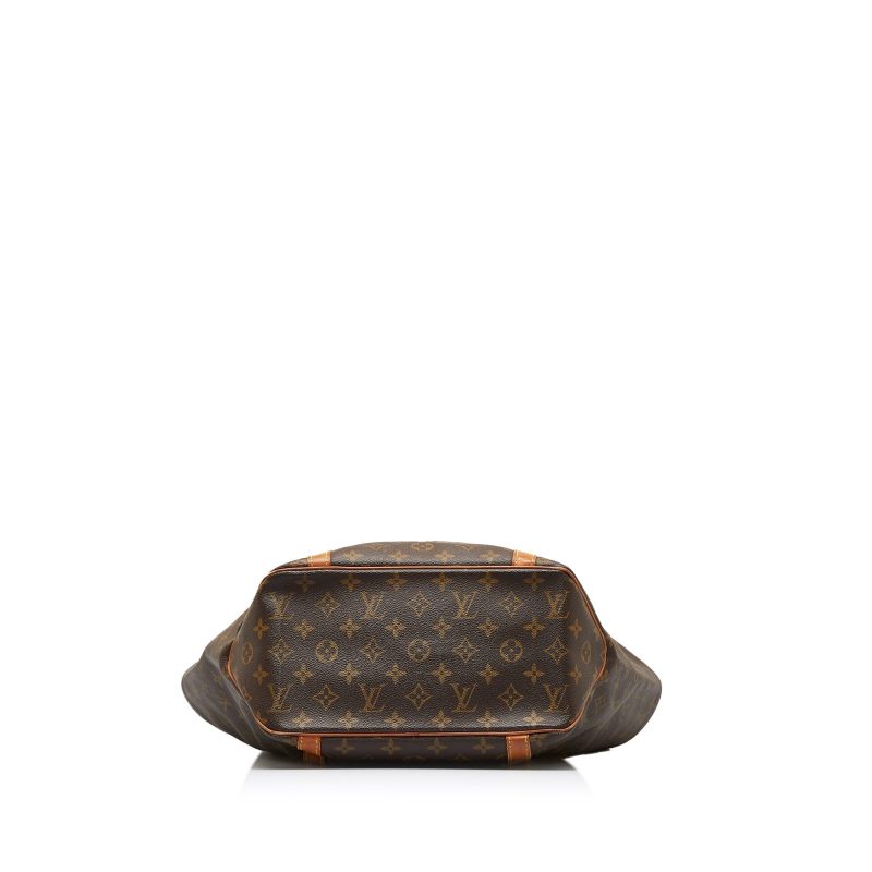 Brown Louis Vuitton Monogram Sac Shopping Tote Bag - Image 4