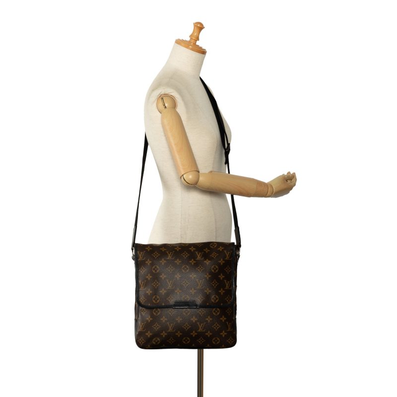 Brown Louis Vuitton Monogram Macassar Christopher Wearable Crossbody Bag - Image 12