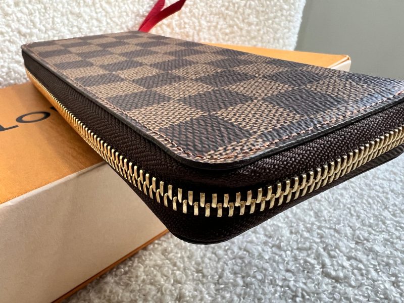 Louis Vuitton Clemence Wallet in Damier Ebene - Image 12