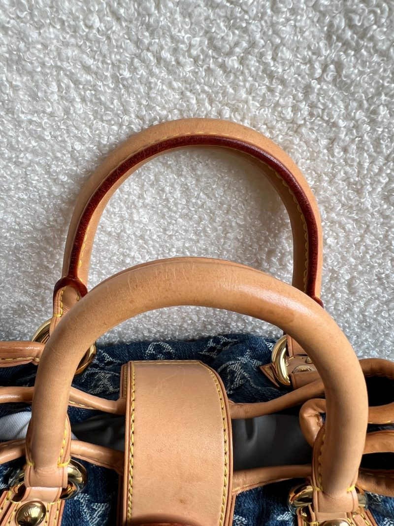 Louis Vuitton Blue Empreinte Monogram Twice Bag - Image 9