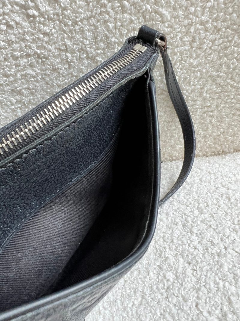 Louis Vuitton Black Monogram Empreinte Pochette Metis Bag - Image 10