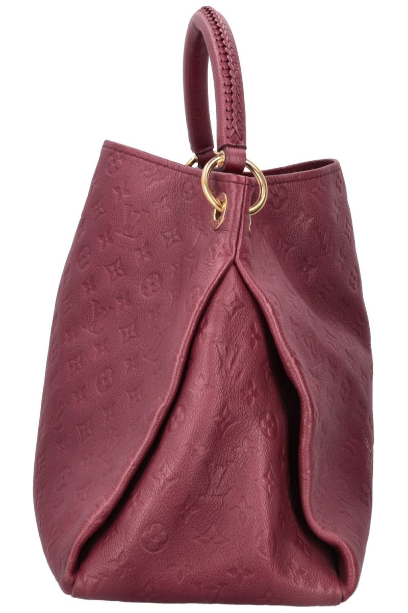LOUIS VUITTON Artsy MM Empreinte Leather Hobo Bag Black - Image 4