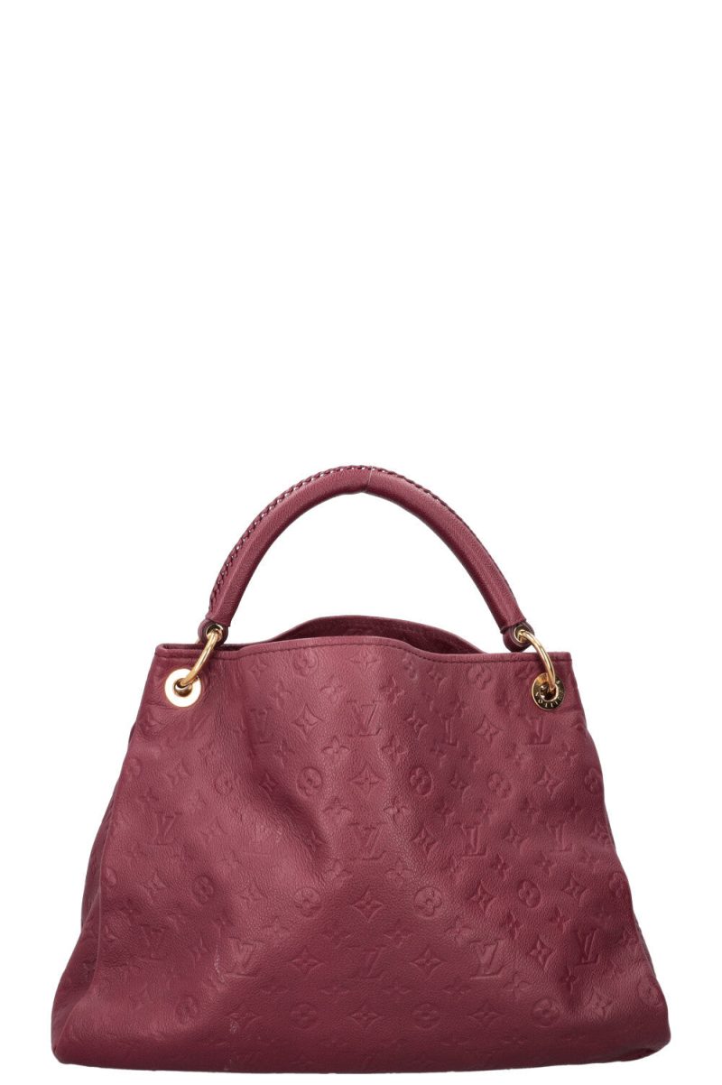 LOUIS VUITTON Artsy MM Empreinte Leather Hobo Bag Black - Image 5