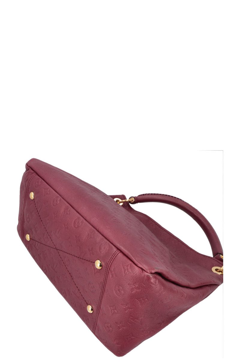 LOUIS VUITTON Artsy MM Empreinte Leather Hobo Bag Black - Image 7