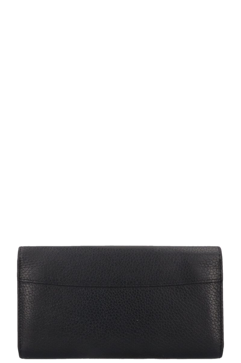 LOUIS VUITTON Capucines Wallet Leather Black Pink - Image 4