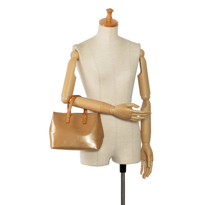 Brown Louis Vuitton Monogram Vernis Reade PM Handbag - Image 14