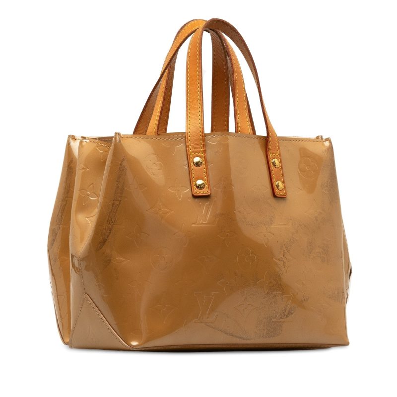Brown Louis Vuitton Monogram Vernis Reade PM Handbag - Image 2