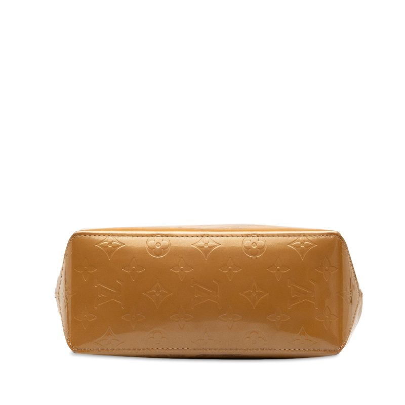 Brown Louis Vuitton Monogram Vernis Reade PM Handbag - Image 4