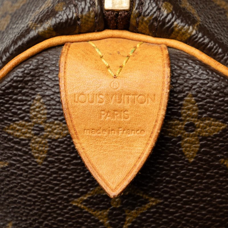 Brown Louis Vuitton Monogram Speedy 25 Boston Bag - Image 6