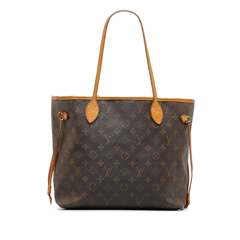 Brown Louis Vuitton Monogram Neverfull MM Tote Bag - Image 3