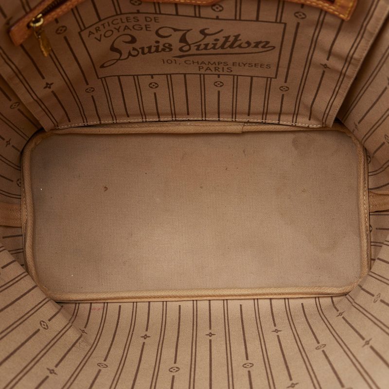Brown Louis Vuitton Monogram Neverfull MM Tote Bag - Image 5