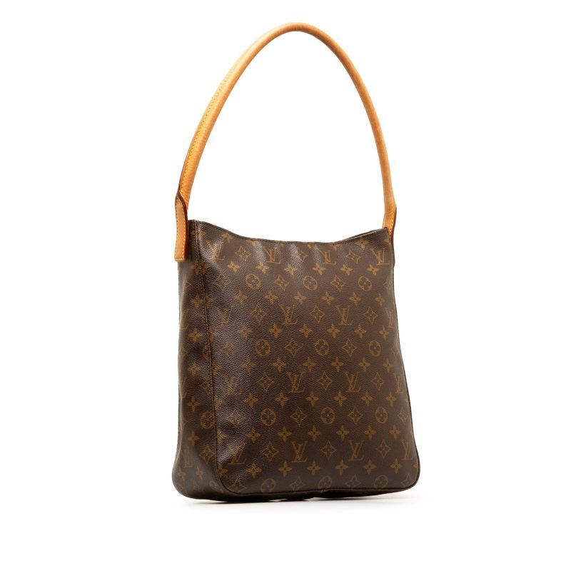 Brown Louis Vuitton Monogram Looping Mini Shoulder Bag - Image 2