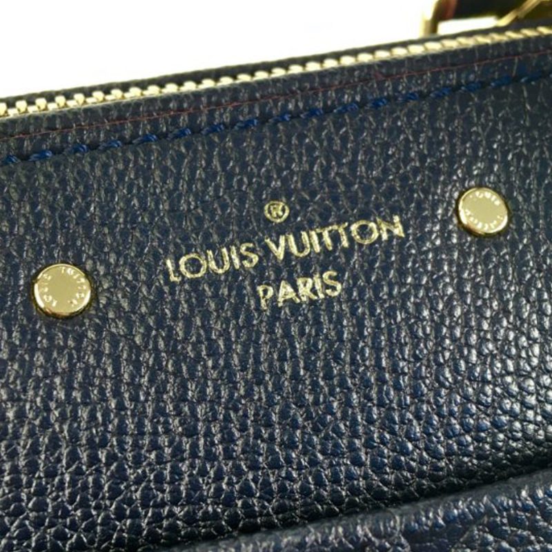 Blue Louis Vuitton Monogram Empreinte Twice Crossbody Bag - Image 8