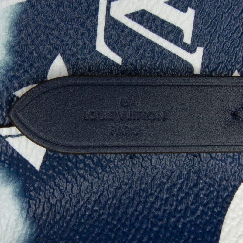 Blue Louis Vuitton Monogram Giant By The Pool Multi Pochette Lanyard Key Holder Coin Pouch - Image 9