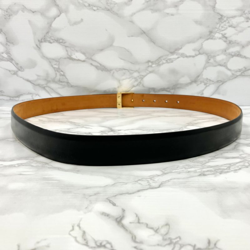 Louis Vuitton Belt 35MM Sanctuary Slender M9906 Damier Amphini 85/34 Black/SV G Fashion DressBeautiful Preservation Bag Box - Image 4